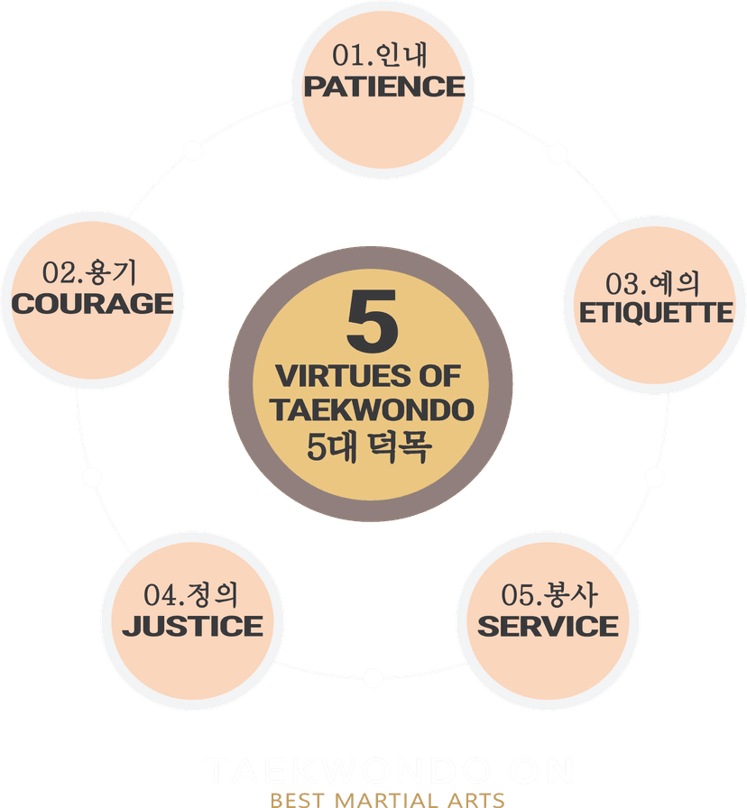 5 Virtues of Taekwondo